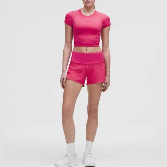 Lululemon Swiftly Tech Cropped Short-Sleeve Shirt 2.0
Raspberry Coulis Size 0 - Picture 2 of 10